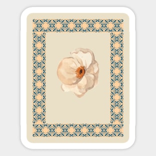 vintage flower Sticker